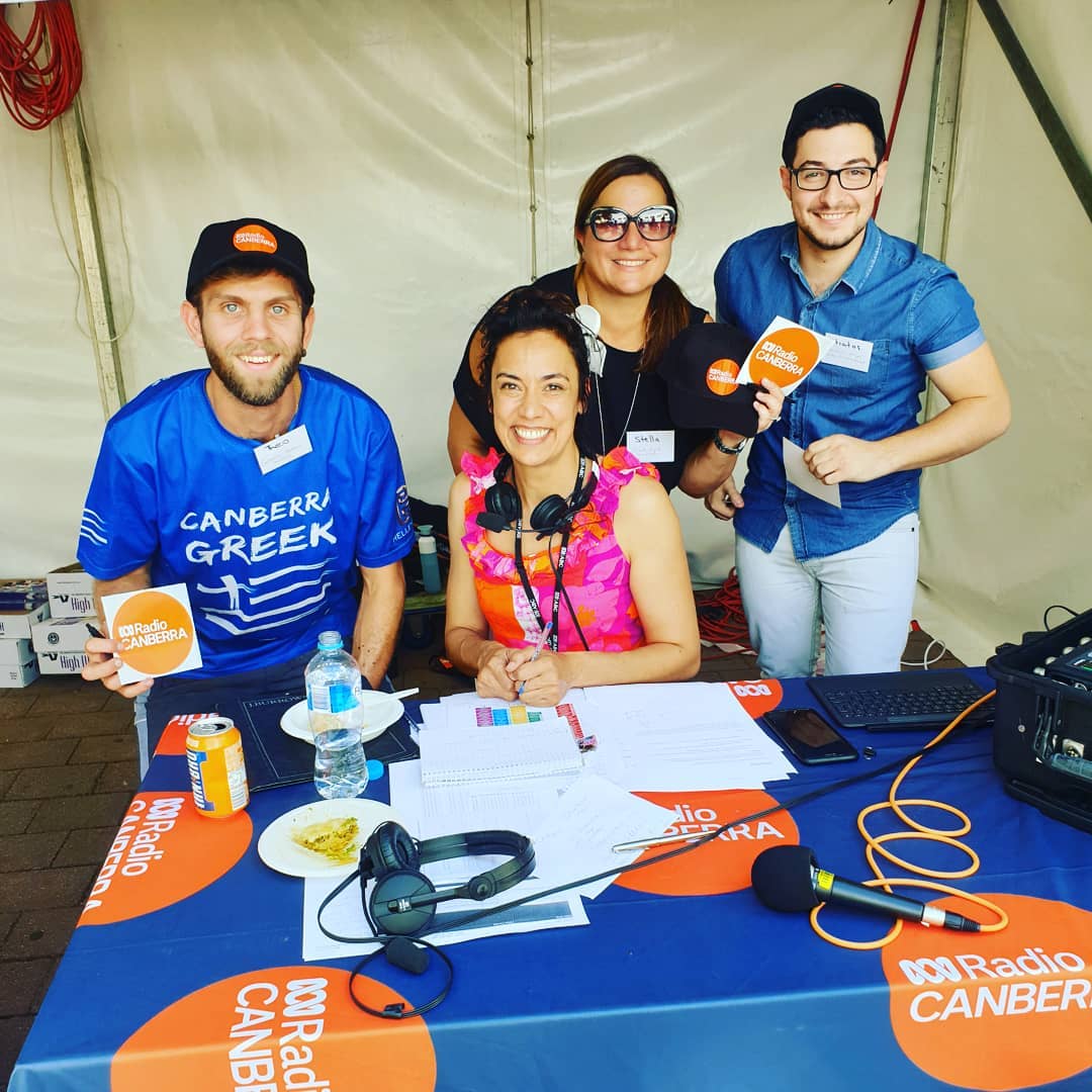 Thanks for having us ABC Radio! Don't forget to come check out the Greek Glendi on Sunday 12-5pm at Garema place! 🔥🔥🔥🔥🔥🔥🔥🔥🔥🔥🔥🔥🔥 #canberragreek #canberraevents #greekmusiclive #greek #abcradio #bouzoukiplayer #bouzouki #bouzoukialive #music #greekmusiclive #greekmusic #greekdance #glendi #multiculturalfestival