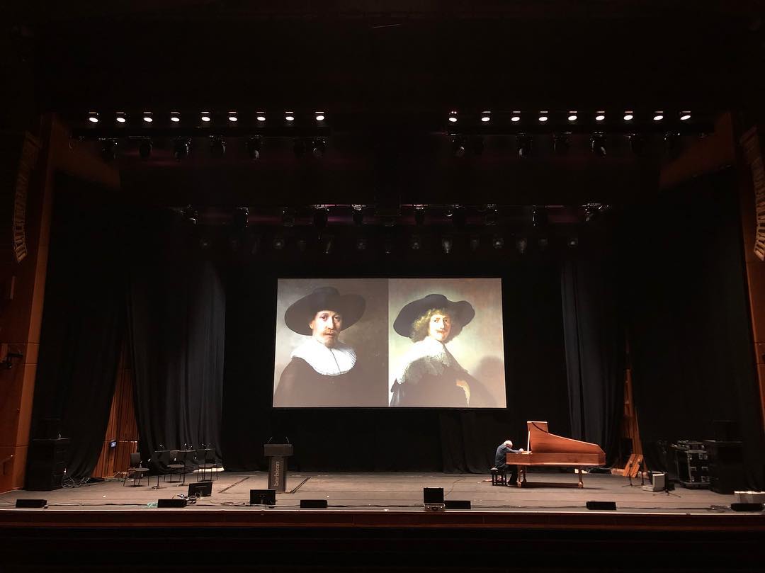 More 📸 from the rehearsals of The Eternal Golden Braid: Gödel Escher Bach @barbicancentre thanks to @robertthomascomposer and the whole team 🤖❤️👫💙 .
.
.
.
.
.
.
.
.
.
#music #sound #composer #producer #sound #algorithmic #adaptive #gameaudio #aimusic #machinelearning #contemporaryclassical #newmusic #classicalmusic #neoclassical #experimentalmusic #soundart#soundscape #guitar #violin #avantgarde #drone #studio #musicproducer #ambient #electronicmusic #eurorack #modularsynth #sounddesign