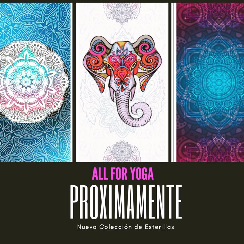Nueva colección de Esterillas de yoga para el verano. Stay tuned para saber los precios de lanzamiento.