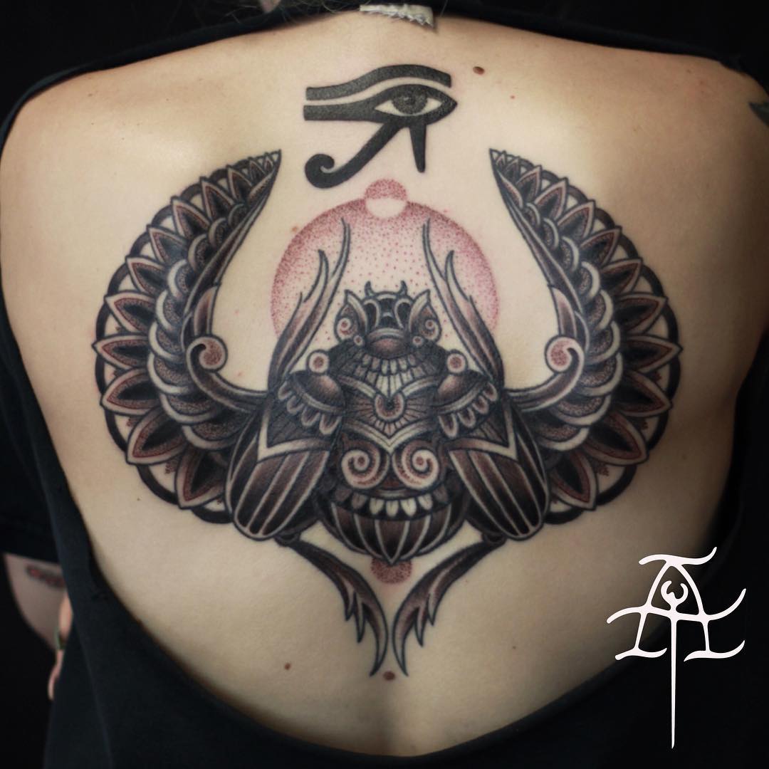 Half healed half fresh. Started a year ago. Touched up preexisting eye. #visalia #tulare #lemoore #fresno #tularetattoo #tzedakahatelier #visaliatattoos #fresnotattoos #aaronleroi #tattoo #blackwork #dotwork #lemoore #mandala #mandalatattoo #mandaladesign #mandalaart #mandaladrawing #dotworkmandala #dotworktattoo #blacktattooart #geometrictattoo