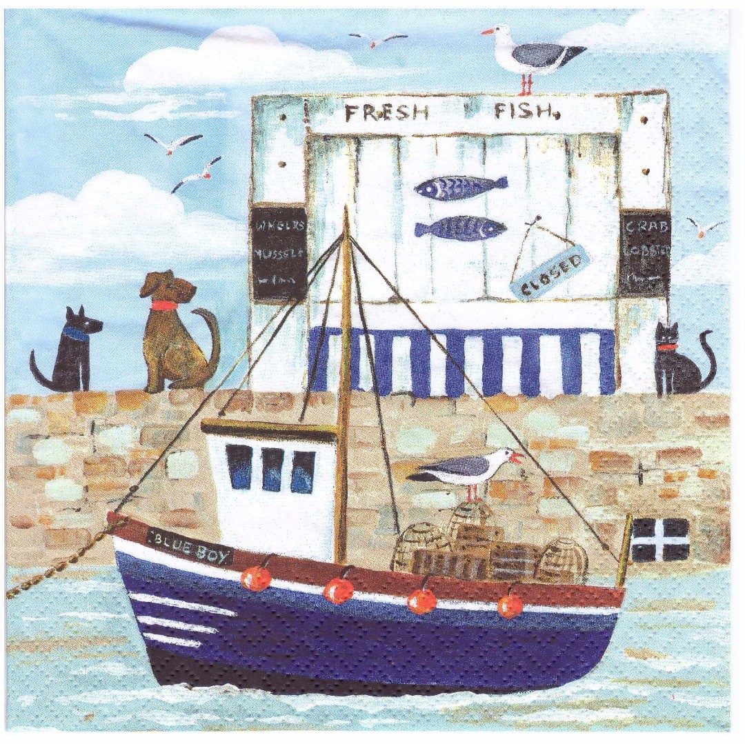 Sail away... New collection of #summer theme napkins available in my shop #sea #sail #sailing #yacht #seaside #seashore #decoupage #art #craft #pasttime #revereieart #seagull #lighthouse