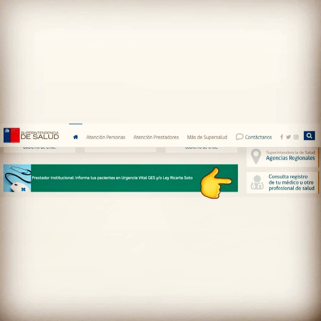 📢📢📢
"El Registro de Prestadores Individuales de Salud es una Herramienta que permite consultar si una persona está legalmente habilitada para ejercer su profesión en el país. Contiene información sobre médicos cirujanos 👩⚕️y cirujanos dentistas👨⚕️, enfermeras💉, matronas🤰, tecnólogos médicos👩🔬, psicólogos 🧠y kinesiólogos 🦴y a partir del 1° de Julio de 2011, se ha incorporado a los farmacéuticos y químico farmacéuticos👨🔬, bioquímicos🧫, nutricionistas🥣, fonoaudiólogos🗣️, terapeutas ocupacionales 🥼y a los técnicos paramédicos ⛑️..."
⁉️
👨💻👩💻
¿Cómo puedes saber si tu tratante se encuentra habilitado? 🔽
Desde la página de la superintendencia de salud: . http://www.supersalud.gob.cl/664/w3-channel.html#contents
.
En la barra lateral seleccionas "Consulta registro de tu médico u otro profesional de la salud"
⏬
Ingresas sus datos y listo!
#Salud #Chile #odontologia #especialistas #trastornostemporomandibulares #ttmydof