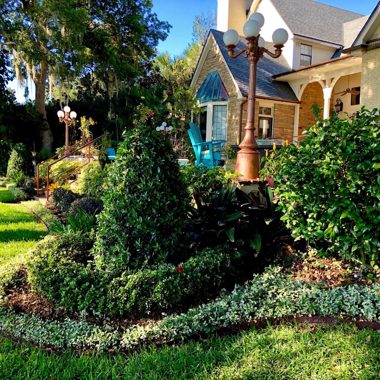 After vs before, 1.5 years after landscape design installation