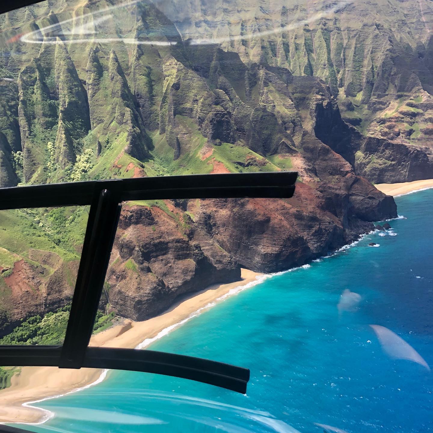 some clients in Kauai enjoying the beauty of the island from above