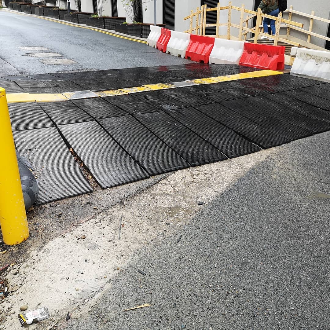 Road ramp repairs