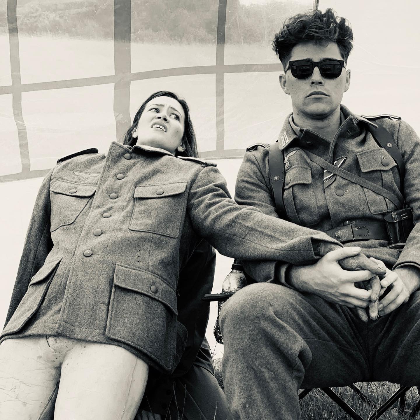 Honestly.. what a fantastic two weeks Loughborough and @fire_in_the_hole_productions has shown me. We’ve got a few days of pause while we move shoot locations to #eastsussex, coincidentally, my home county! (🥰). Here’s a few of my favourite #bts shots featuring my new friends and fellow soldiers: @bethanylouiseslater @laurajeanmarsh1 @harpingon @nealynealy @cherylneve @georgeweightman @daniel_j_keeble @darkfablerich @harryboydactor @harryctruman @christophermulvin @reallukejunior @timseyfert @mhairicalveyofficial See you guys very soon indeed. @mgamanagement @julietcooke22 Proactive enough? 😉 x