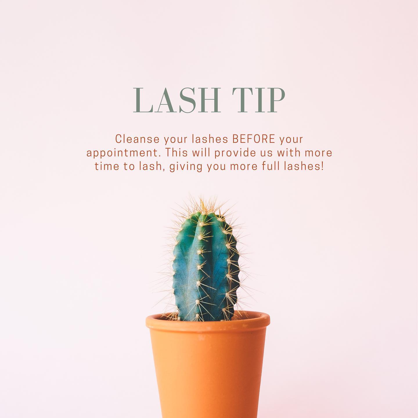 Good morning lash babes! Hereโs a helpful lash tip to help maximize the most time out of your lash sessions! Reduce the amount of lash cleansing time for your technician and ultimately gain more lash time! ๐ฅ