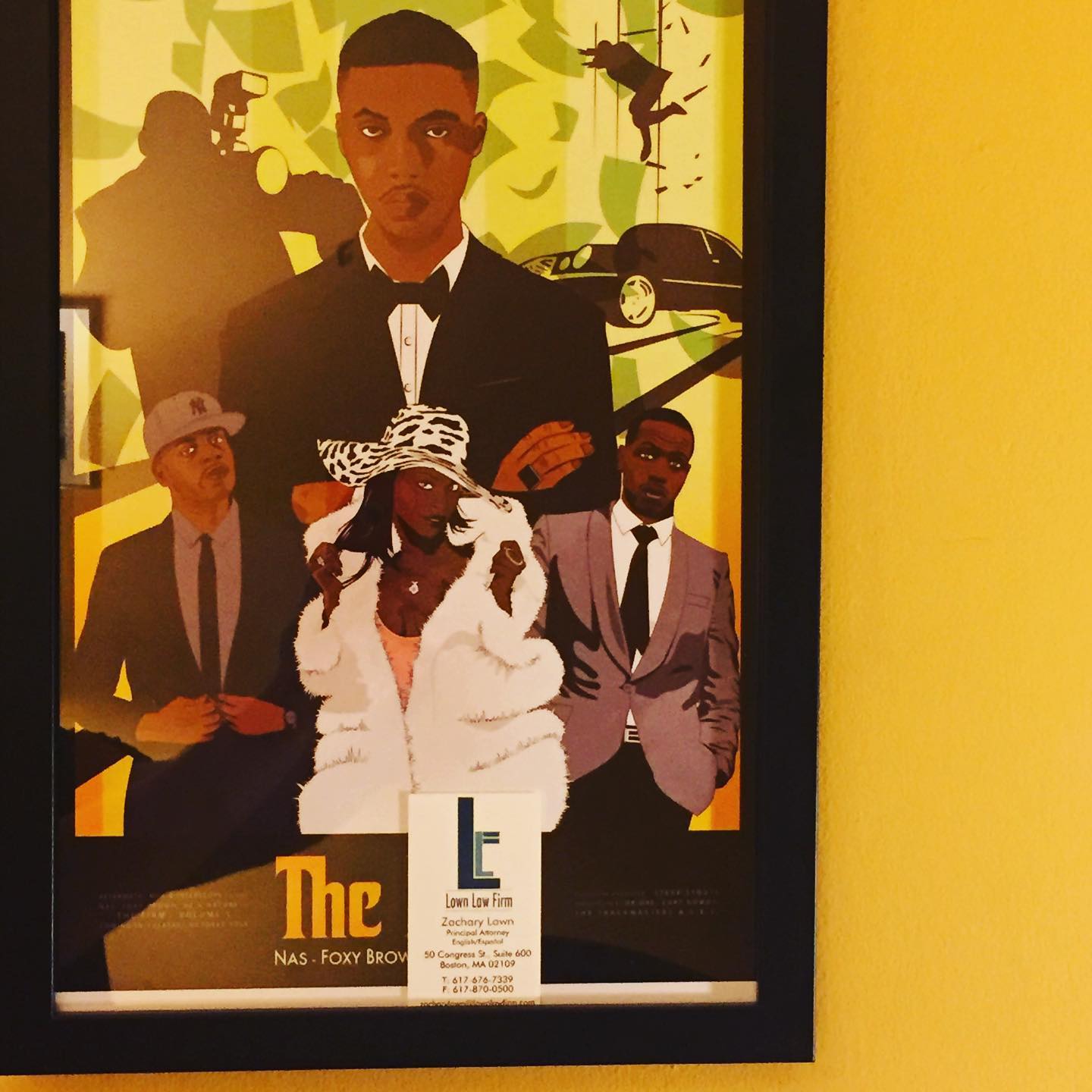 “The (Lown Law) Firm” 😃
Amazing gift from Nick Feener @mmfeener 💼👊