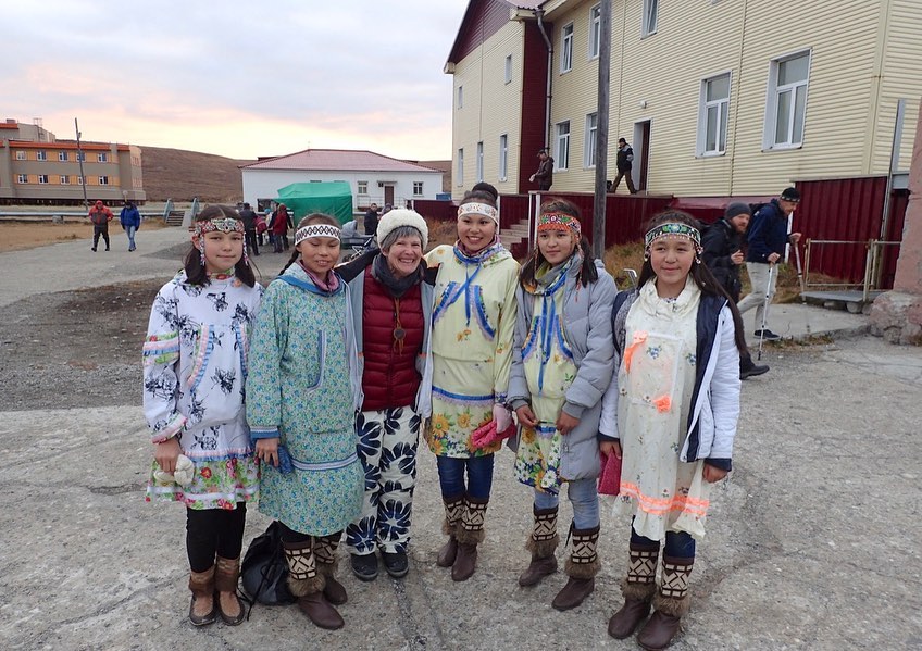 In 2017 we were fortunate to traverse the Northern Sea Route in a Russian Expedition ship and witnessed the changing nature of the Arctic region both in climate and Geo-politically.
I always knit on our travels and gift hats wherever I feel it’s the time to… and here at Provideniya on the Chukotka coast on the far east of Russia, I gifted my bundle of hand knitted hats to the elder who teaches the girls their traditional dances.
Through our interpreter the elder shared that the girls come from homes where they are poor and would appreciate greatly some new clothing.
As we were leaving the village, the hats were distributed to the girls and behind me I heard squeals of delight and the girls all ran after us and held me back from leaving town with generous hugs and smiles. That moment for me is hard to describe… as I was so overwhelmed at the girls gratitude and generosity to so spontaneously and generously thank me. I was so moved.
I don’t knit hats to gift to receive thanks. I genuinely love knitting and because I am so privileged, hope that what I love doing and then share….will in some way make others lives more enriched.
I will be knitting hats on our next journey from Bangkok to London… more on that soon.
Swipe to see a few more pics. .
.
.
.
#loveknitting #knittingisthenewyoga #knittingismytherapy #knittingistherapy #provideniya #gratitude #grateful #happydays #enrichedlife #travelrussia #russiatravel