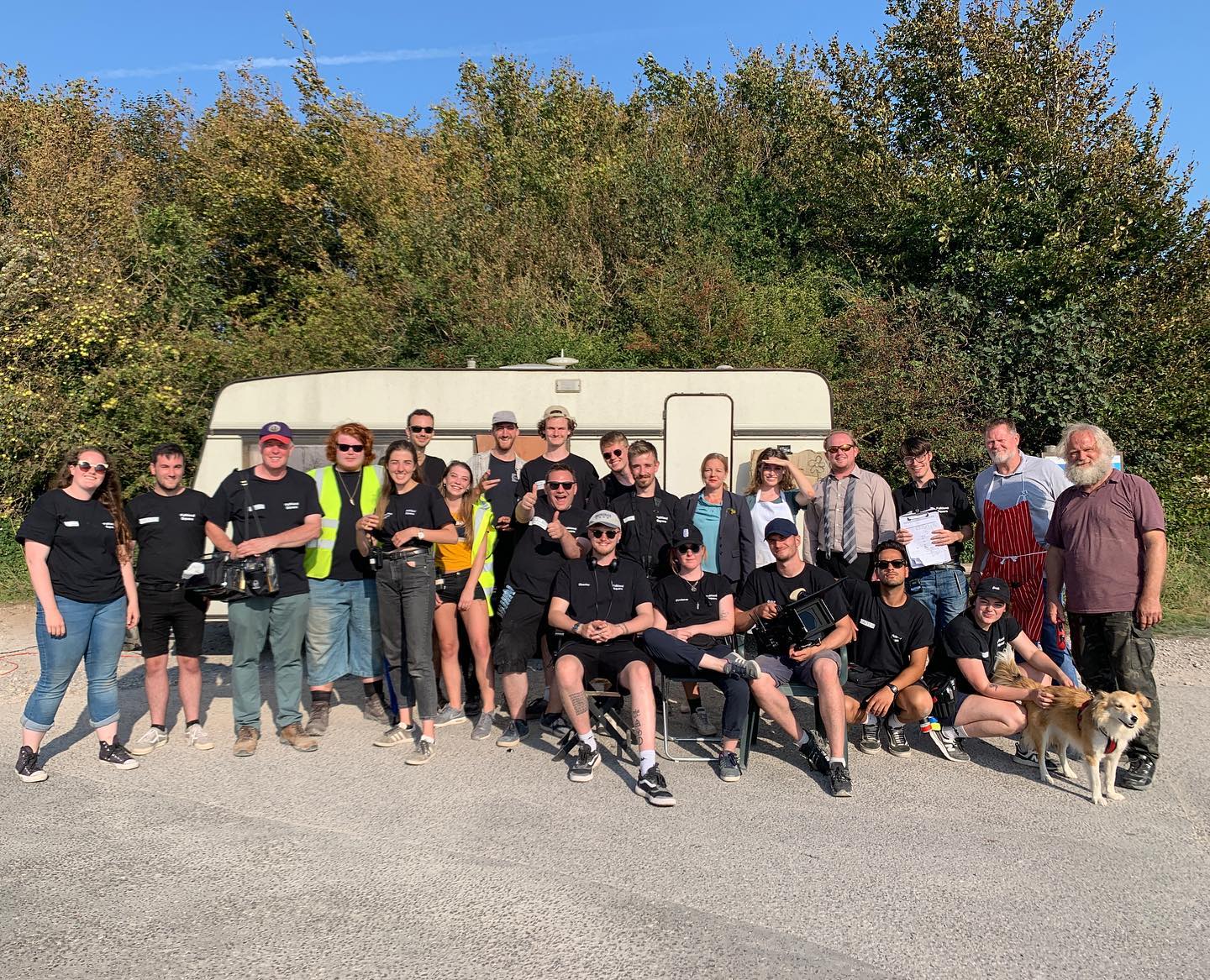 We’re just over halfway through the shoot. We wouldn’t have got this far if it hadn’t been for the fantastic crew #falklandsquare #film