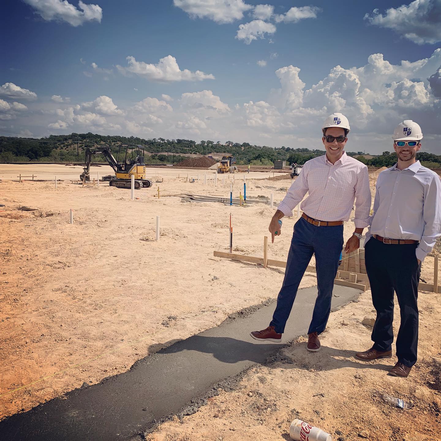Scenes from the Santa Rita Ranch construction site:
1. We’re pouring the footings of the building!
2. Pastor Carlos, Dana Kirchoff, and Pastor Stephen standing in the future entryway of the church.
3. Pastor Stephen standing in the future hallway of the Academy.
4. Our parking lot is about to get paved!
#santaritaranch #libertyhill #austintexas
#dsa #dsc #dsm
#moreministrytogether #toGodbetheglory