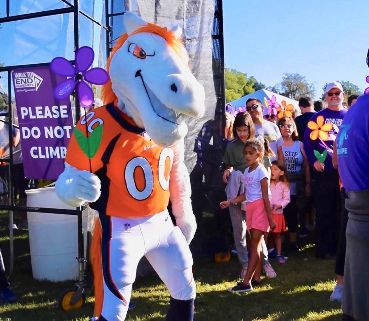 Last weekend we were all out at city park trying to kick Alzheimer’s butt.