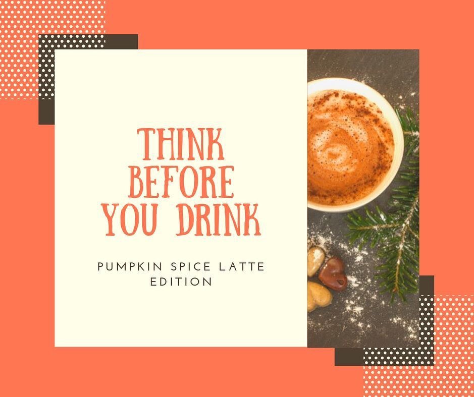โผ๏ธ๐THINK BEFORE YOU DRINK: FALL EDITION!๐โผ๏ธ Alrighty, guys. It's officially PUMPKIN SEASON, and with that comes the ever-so-famous PUMPKIN SPICE LATTE.
According to Starbucks, a grande-sized PSL has 380 calories and 50 grams of sugar. That's TWICE the amount of sugar that the American Heart Association suggests women consume in an entire day! Life's too short to not enjoy the simple pleasures like our beloved PSL, but that doesn't mean you have to drown yourself in all those added sugars.
While a coffee shop PSL may not be the best choice, making a few simple changes can make it a BETTER choice. Since Starbucks and Dunkin' don't have a sugar-free option for this flavor, you've gotta get a little creative. Just swap the 2% milk for almond milk, ask for half the syrup, skip the whip and BOOM! You've decreased your calorie and sugar intake by nearly half! These little decisions to choose better options add up, and then you're on your way to a better, healthier you!
And for all those DIY-ers, check the comments for an even BETTER-for-you recipe to try at home ๐