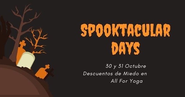 Descuentos en toda nuestra gama de productos los días 30 y 31 Oct. Más info próximamente.