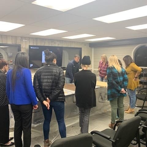 Professional Women in Building (PWB) is such an amazing group to be a part of! We hosted an amazing workshop this month learning a new skill that we can use in our women-built parade home! Contact me if you want more info in PWB and would like to attend our next social. @professionalwomeninbuilding