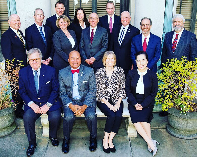 Pictured reverse clockwise from bottom left: Judge William S. Greenberg, Senior Judge Robert N. Davis, Chief Judge Margaret Bartley, CAVC Bar Association President Jenny J. Tang, attorney Ken Carpenter, ProfesP Brian Wolfman, Senior Judge William A. Moorman, Judge Michael P. Allen, Senior Judge Lawrence B. Hagel, Senior Judge Mary J. Schoelen, Judge Amanda L. Meredith, Judge Joseph L. Toth, Judge Joseph L. Falvey, Jr., attorney J. Michael Hannon. Check out recap of our recent event at #scotus http://cavcbar.net/2019/12/11/veterans-law-at-the-u-s-supreme-court/