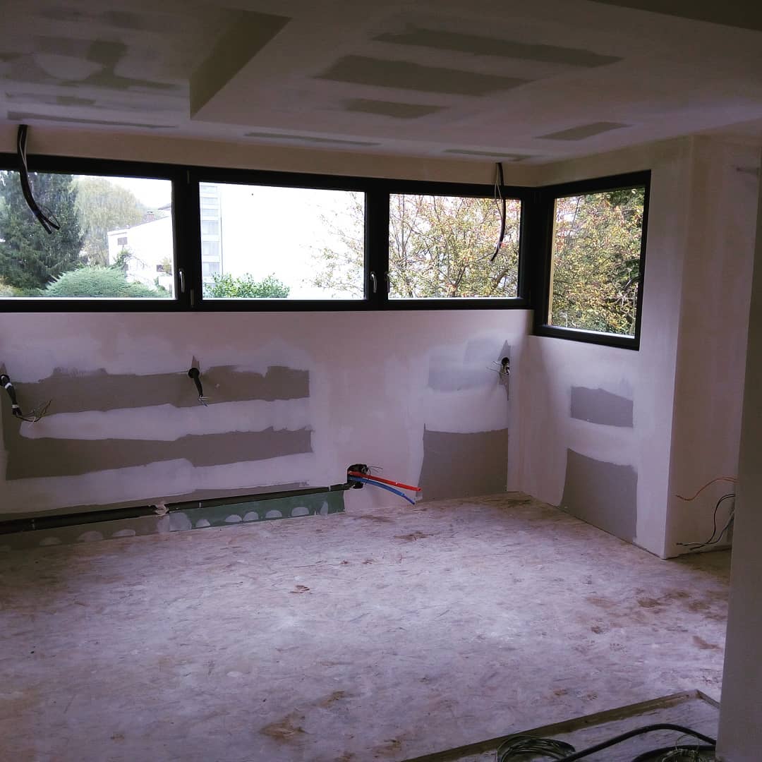 Extension d'une maison individuelle à ossature bois. Travaux courant 2018.