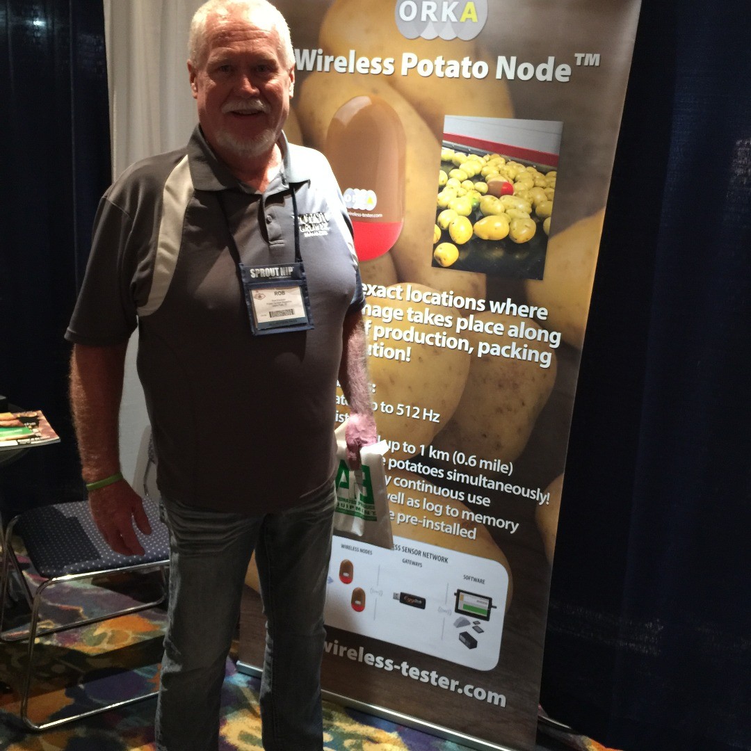 Potato Expo at Las Vegas, with Mr. Rob Erickson
#wirelesspotato #wirelesspotatonode #wirelessspud
#wirelessspuds #wirelesspotatoes #orka #potatoexpo
#potatoexpo2020 #potatoexpolasvegas #RobErickson #potatogrower