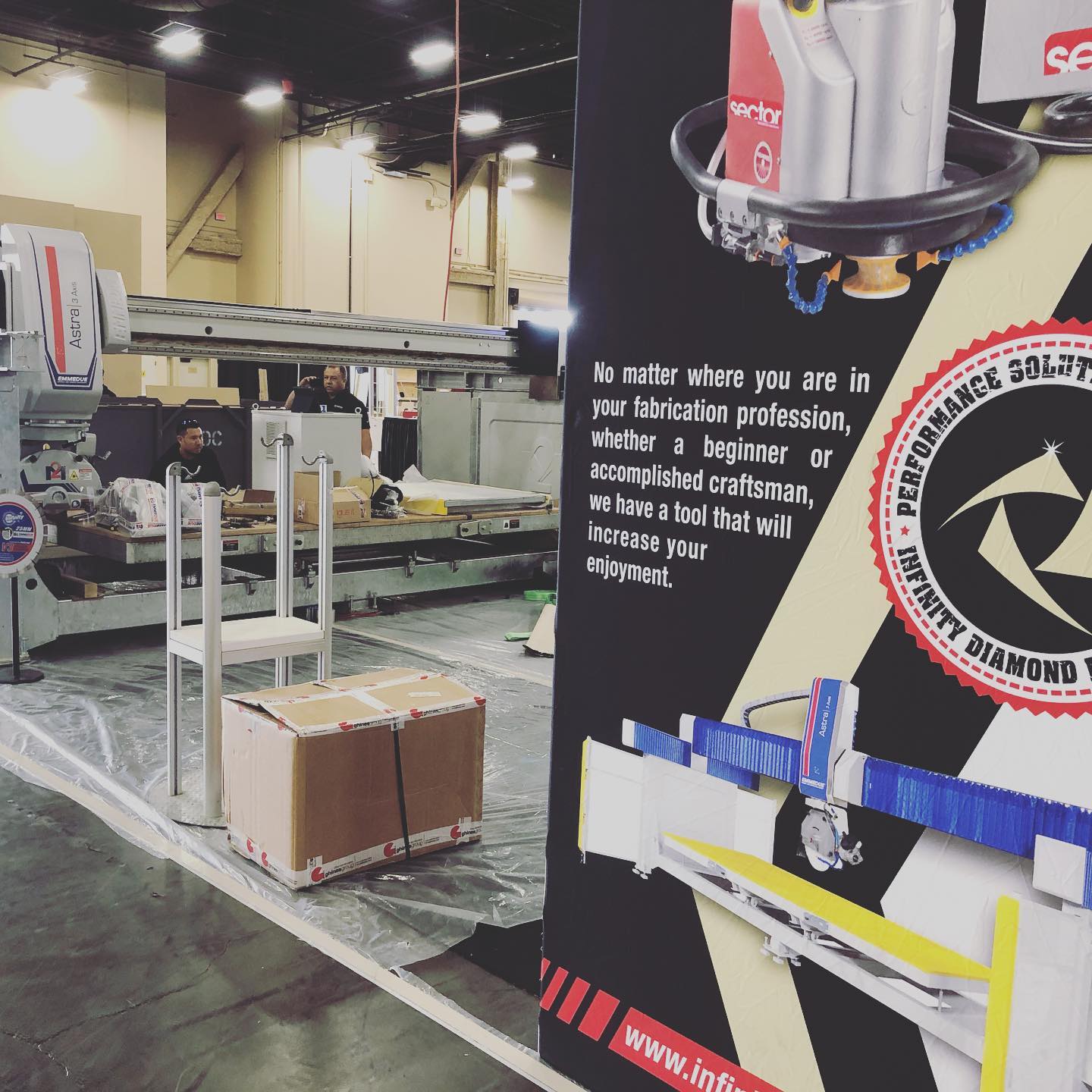 Preparing for #tise2020 #emmeduemachines #ghines #infinitydiamondinc