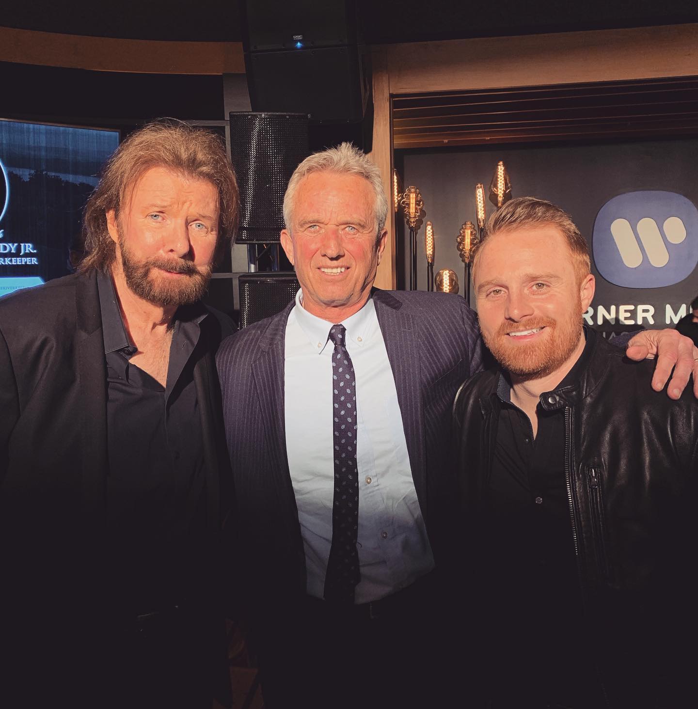 Great night supporting a very important cause @waterkeeperalliance @tennesseeriver. Thank you again @schifftyh & @robertfkennedyjr for the invite. Also, very cool to meet the legend @ronniedunn, or as he puts it “the boot scoot guy”.