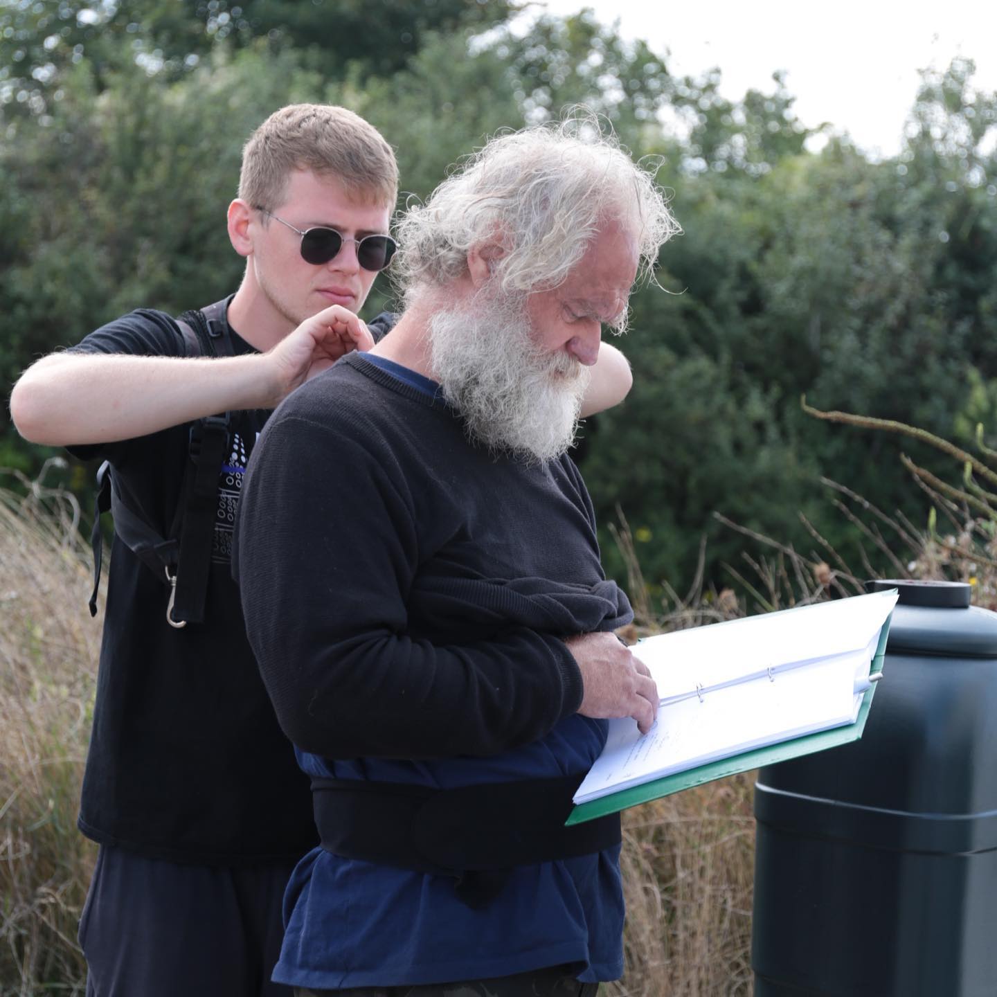 Falkland Square is currently in post-production. Here are a few behind the scenes photos - Photos @boldriniphotography #film #feature #falklandsquare