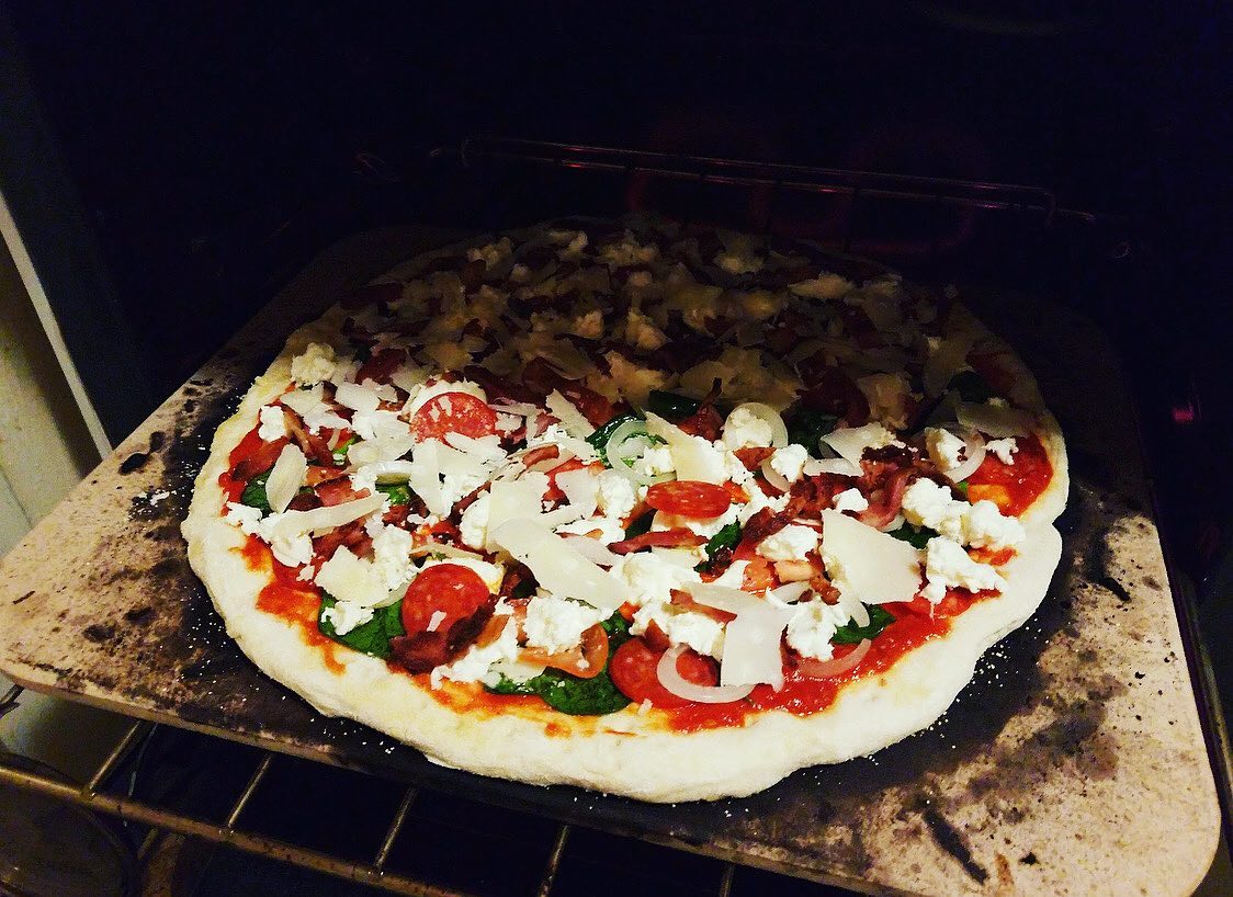 Where the magic happens. 🍕✨ #TiseosFrozenPizzaDough