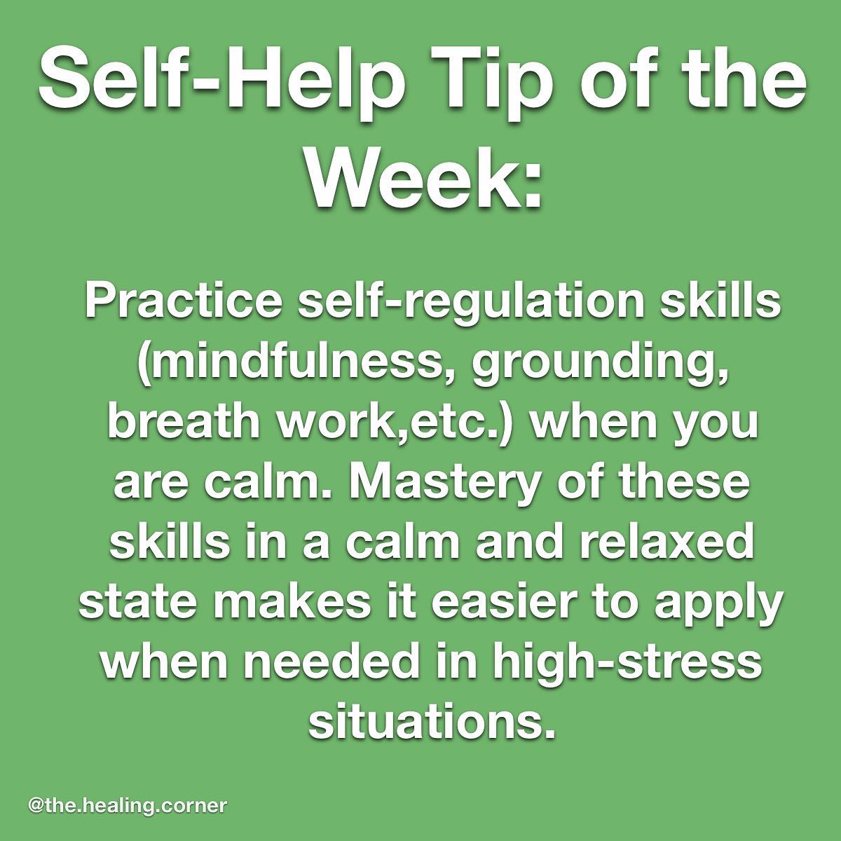 Practice practice practice the self-regulation skills in your mental health toolbox when you are in a calm and relaxed state.
When you are triggered by a stressful situation, you will be able to apply automatically. The ease of application is key, because when you are stressed, your cognitive resources are limited-so having practiced these skills helps make them easier to use in those stressful moments.
Have you heard the term “neurons that fire together wire together”? It is the basic foundation of neuroplasticity, the fact that the brain can change and rewire. The more you practice these self-regulation skills, the easier they become to implement in the moment.
Those neurons fire and wire together forming new neural pathways and skills. Just like any new skill, it can be difficult at first, but the more you practice the easier they get. You can do this!
#happiness#thoughts#wellness#mentalhealth#health#mentalhealth#mentalhealthawareness#lawofattraction#thehealingcorner#mindfulness#meditation#breathe#slowdown#thoughtawareness#holistichealth#holistichealing#nlp#neurolinguisticprocessing#cbt#cognitivebehavioraltherapy#healing#brainhealth#detoxification#detox#detoxforbrain#braindetox#selfregulation#mindfulness#breathwork