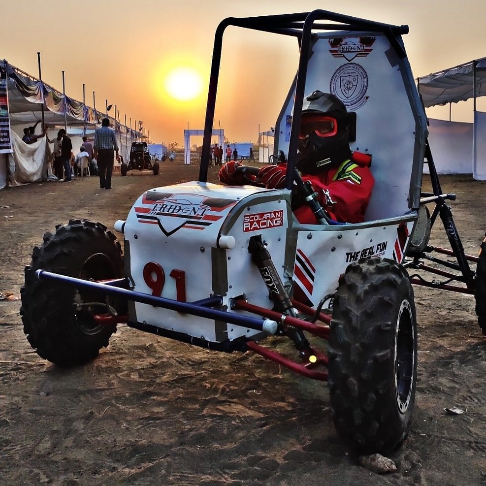 Credits : @team_trident_iitbhu .
.
.
#everymakerisawinner #steelisreal #4130 #chromoly #scolarianracing