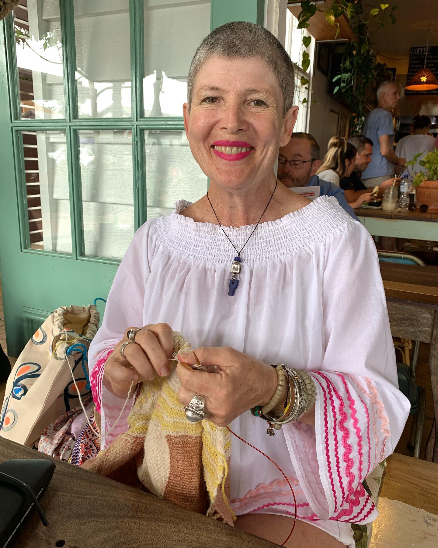 I am a creative… a maker… and my hands move as a response to an inner yearning, which is hard to articulate.
I always have knitting with me and on our regular Sunday cafe brunch my hands continue to move contentedly as Max and I chat and plan our adventures together.
Three years ago I recommenced knitting after a break of about 25 years lol... as a way to keep my head on a good place after a serious skiing accident; and today honestly I can’t imagine my life without knitting.
Even though I’m really enjoying weaving and spinning, there are very few days go by where I haven’t knitted. I feel so grateful and so much joy when I knit. I feel content.
Love to know what knitting is for you?
.
.
.
#loveknitting #loveknit #soulfood #nurtureyourself #creative #knittingaddict #cafeknitting #knitter #happinessishandmade #knittingisthenewyoga #handcrafted #happydays #slowliving #slowfashion #gowildlyandslow #contentedlife