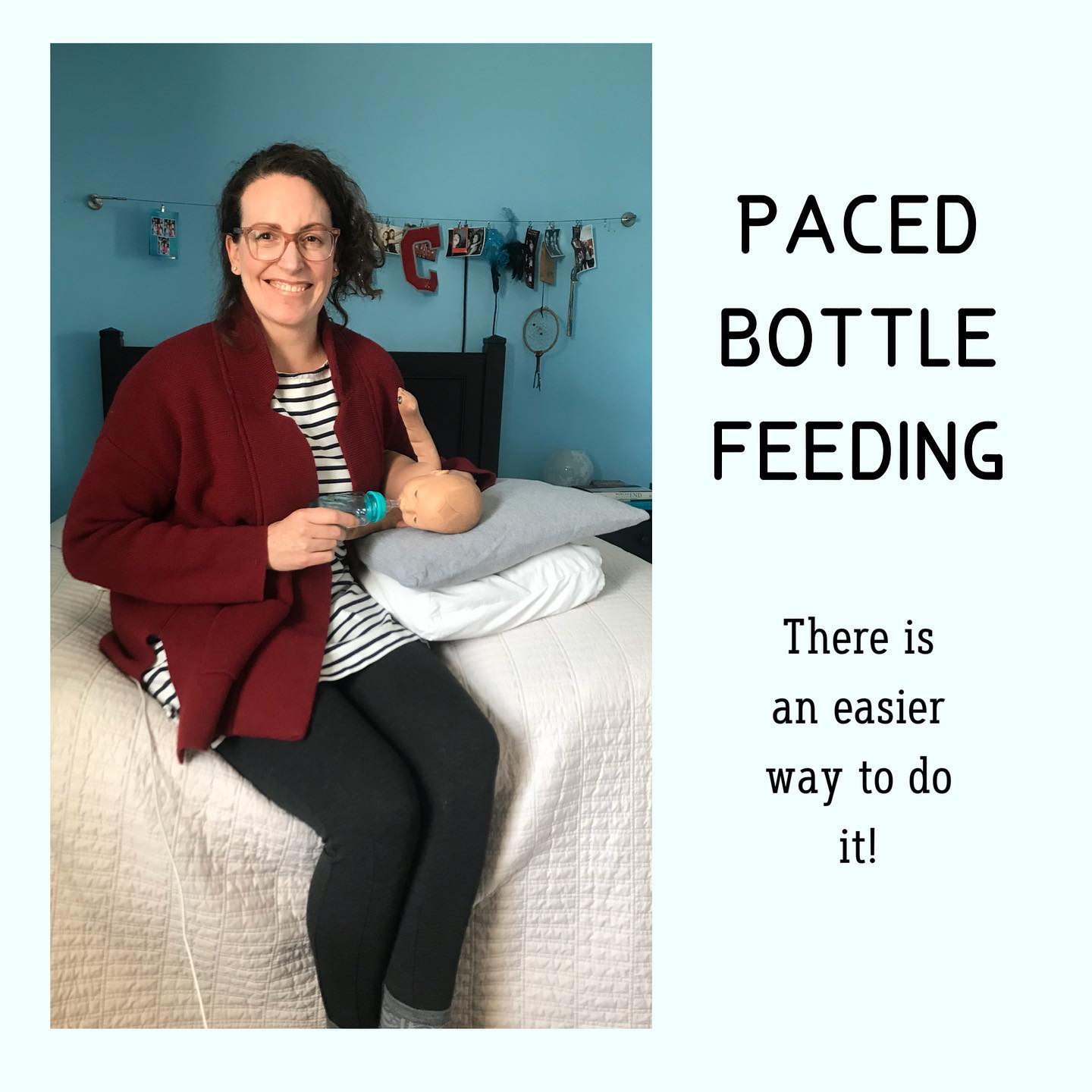 An even better way to bottle- feed your breastfeeding baby when you need to. #forresterlactation#bottlefeeding #pacedbottlefeeding #ibclc#telehealth #breastfedbaby