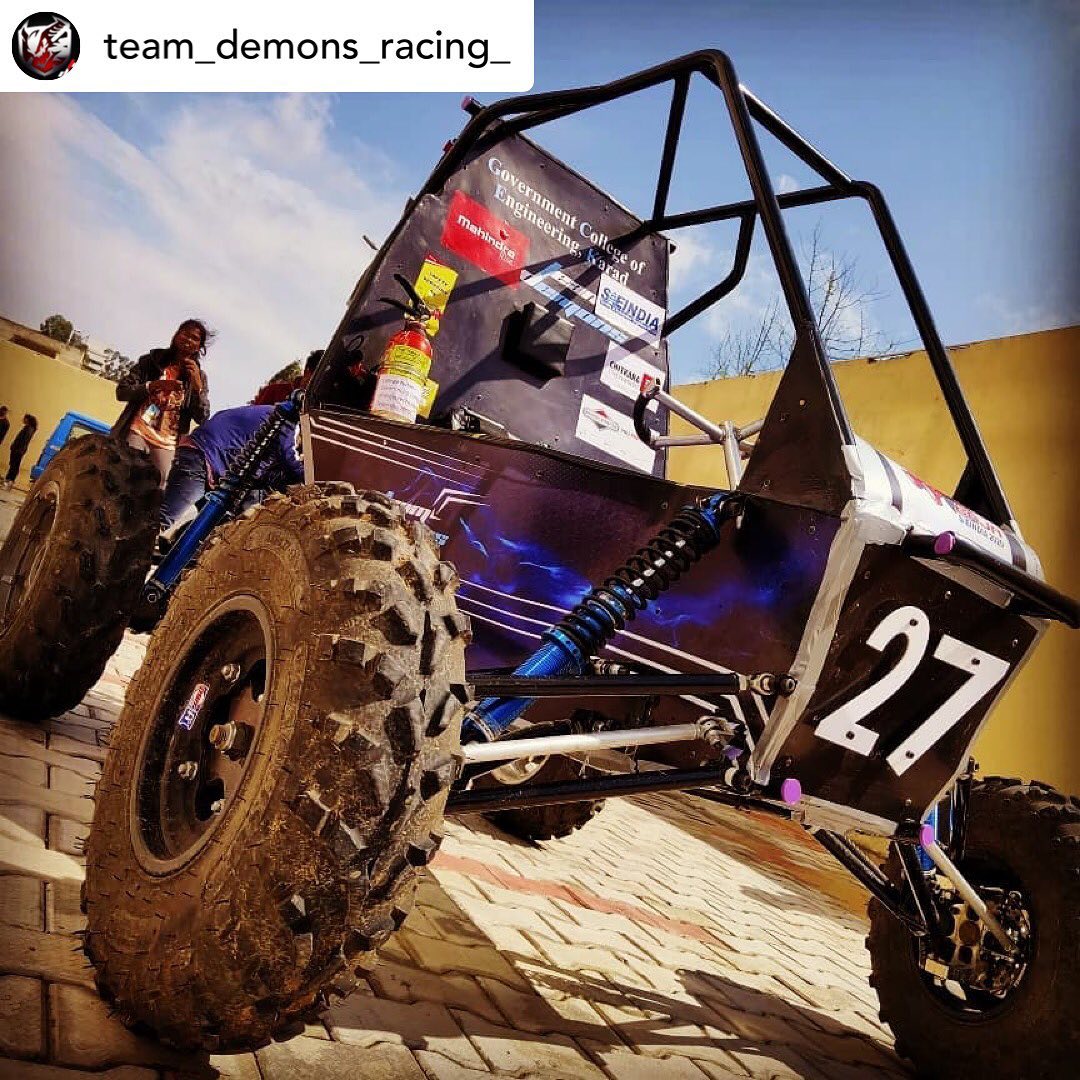 Posted @withregram • @team_demons_racing_ Introducing our sponsors;
We would like to express our gratitude to @scolarianracing as our official tubing partner for providing us high strength AISI tubes and constant support in our very first season of SAE Baja India.
@scolarianracing is a pioneer in the manufacturing of AISI Tubes, providing high strength tubes with precision in dimensions.These tubes helped us in building a high strength and lightweight rollcage.We would like to work with you again. Thank you!
@scolarianracing
#Everymakerisawinner !
#offroadnation #baja #bajasae #TeamDemons #bajacalifornia #mbaja #atvracing #proudsponsor