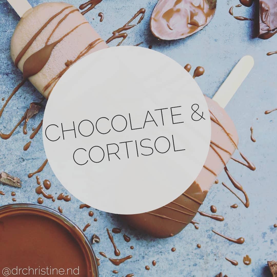 If you need an excuse for indulging in more chocolate recently (🙄 like me) here's a fun fact:
Flavanol-rich dark chocolate has been shown, in a few small studies, to lower cortisol levels and blunt cortisol levels when exposed to stress 🙌
Short bouts of stress are not a huge deal - this is what our body's stress response is intended for and well designed to deal with 👍 However, chronic, long-term stress + exposure to high cortisol can negatively impact our health in many ways 👎
In the right amounts at the right time, cortisol helps us keep alert and responsive. But too much for too long, can increase inflammation throughout the body (which is linked with many chronic diseases from heart disease to depression), affect proper immune function, and also disrupts blood sugar balance (affecting our weight, diabetes risk, energy, etc..). We can’t always control when and where stress is going to come from, but we CAN implement lots of different things to help manage it and lower/balance our cortisol levels 👉 Regular exercise, meditation / mindfulness, journaling, getting outside, eating well, seeking social support are all important – and why not add in a square of high quality dark chocolate (>75%) each day too?! 😋
