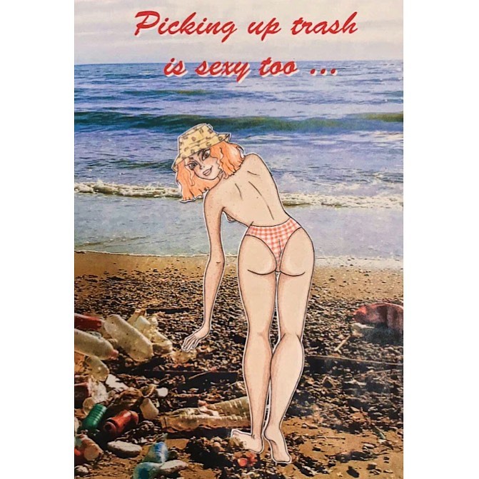 Picking up trash is sexy too .. 🍑
#bootygarbagechallenge