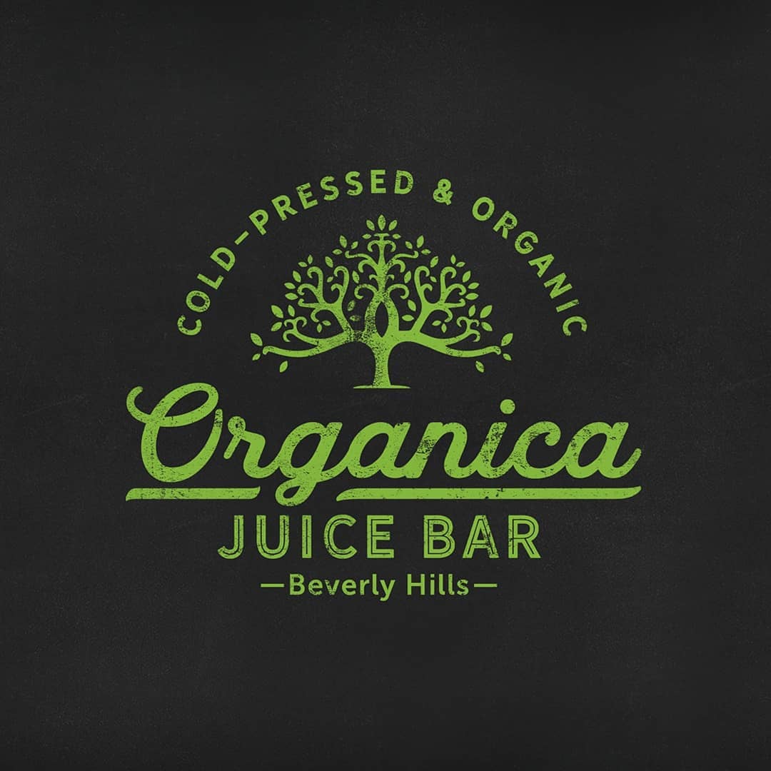 Organica Juice Bar | Logo Design - #supportsmallbusiness #restaurantdesign #corporateidentity #graphicdesign