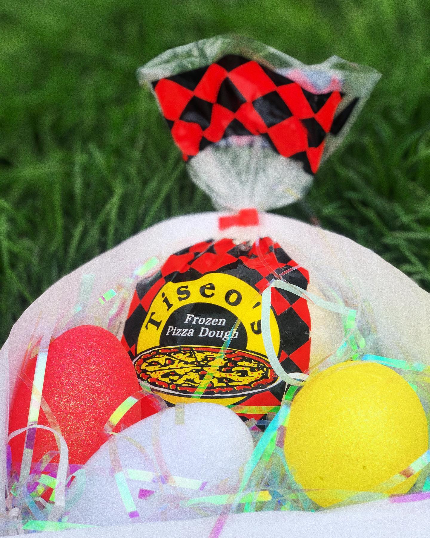 Happy Easter from Tiseo’s! 🐣 #TiseosFrozenPizzaDough