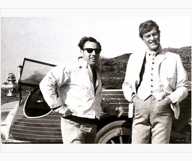Terry Bamber Week - Terry Bamber’s father Dickie and Dick Van Dyke, on the set of the amazing 'Chitty Chitty Bang Bang'. #mercurypictures #dickiebamber #terrybamberweek #bafta #dickvandyke #chittychittybangbang