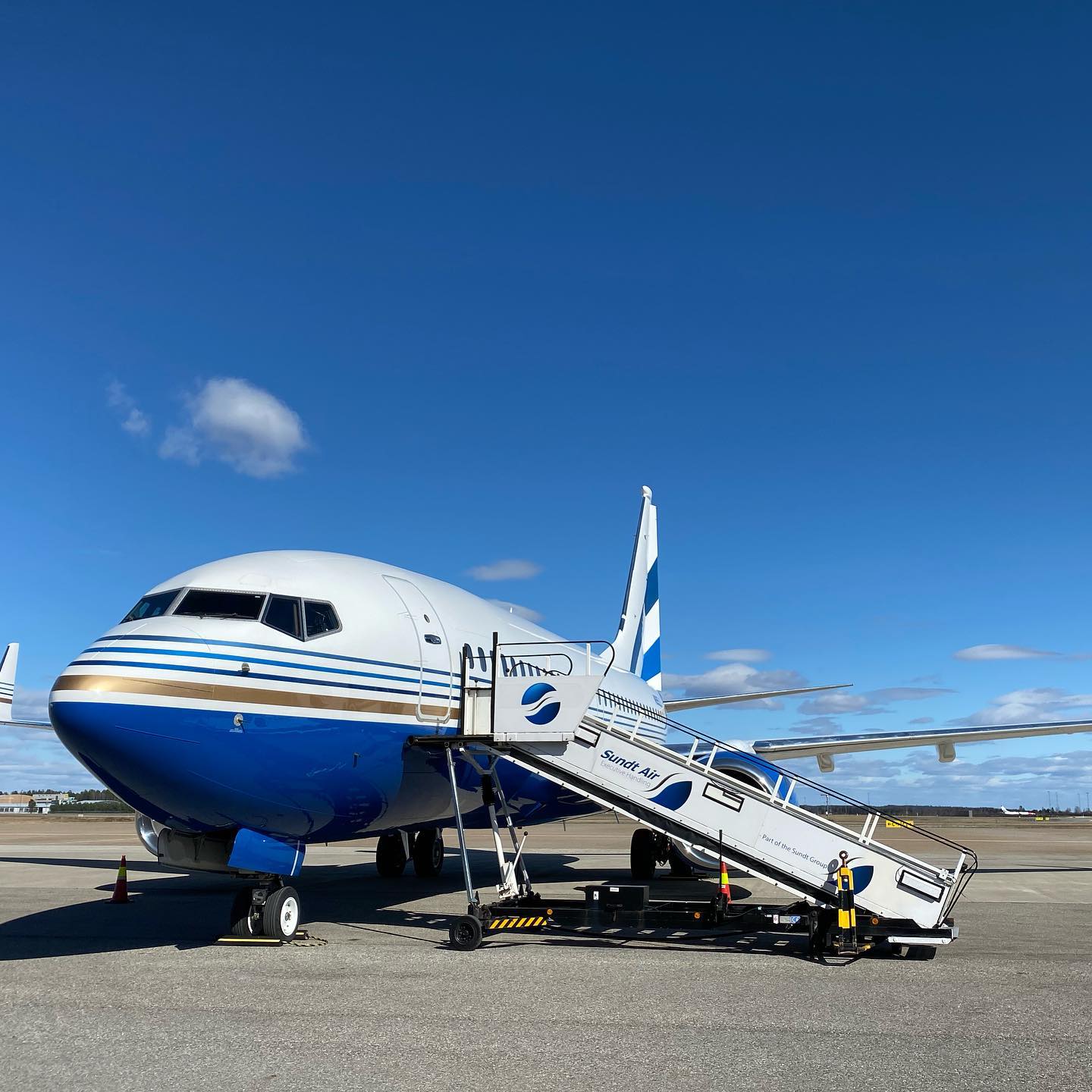 We are open for business as usual and are ready for more BBJs anytime. We hope all of our customers and friends are staying safe and we look forward to serve you at OSL or SVG airport. #sundtair #executivehandling #osloairport #sundtairexecutivehandling #businessaviation #privatejet #staysafe