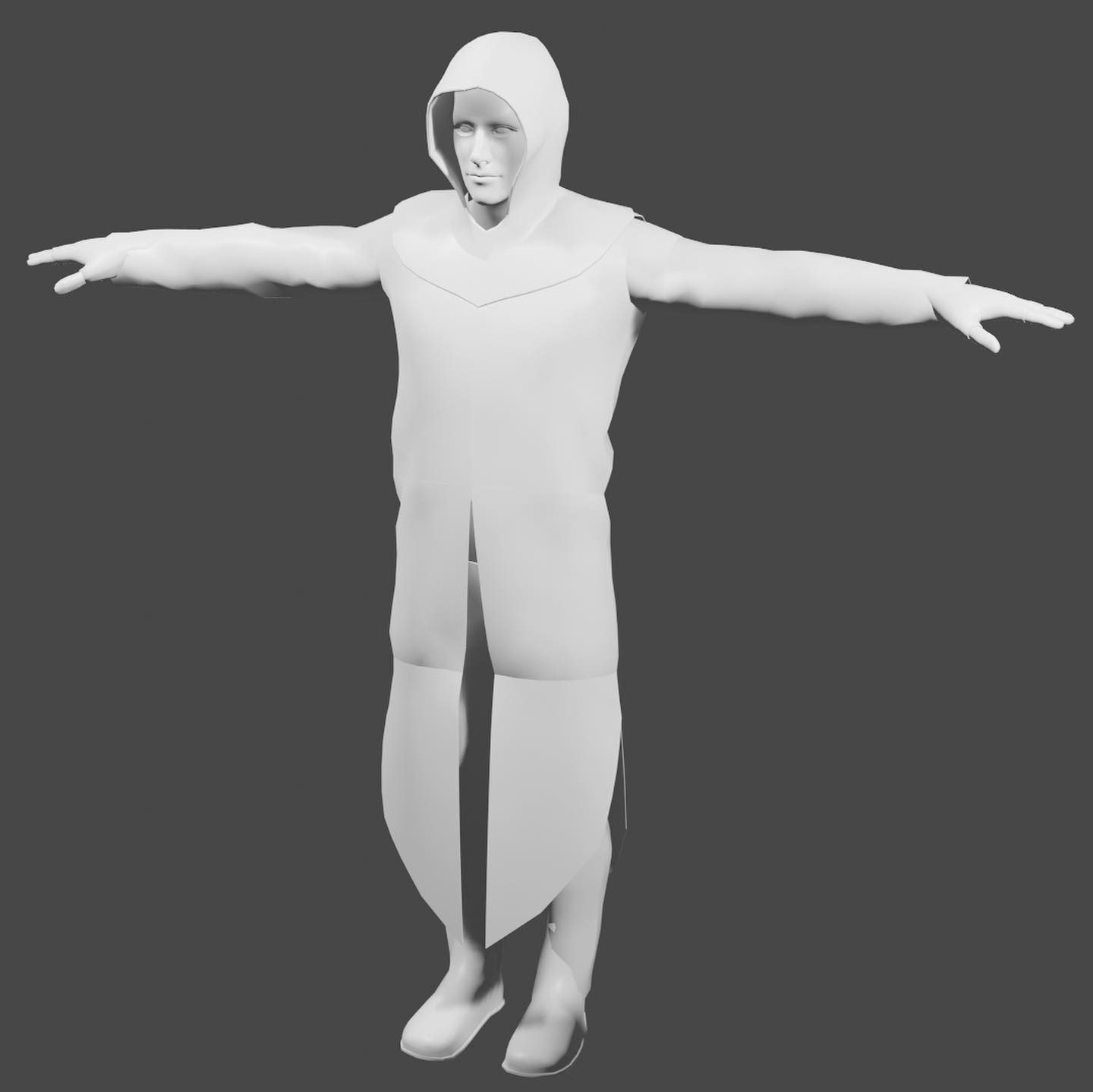 Next project, after getting hyped for Assassin’s Creed. Valhalla and replaying Assassin’s Creed 1, I decide to model Altair’s robes and here’s my progress so far. Used an already made character model from Fuse with Marvelous Designer to make the robes and Blender for the boots and gloves. Excited to carry on and finish this one. #assassinscreed #assassinscreedvalhalla #altairibnlaahad #3dart #3dmodeling