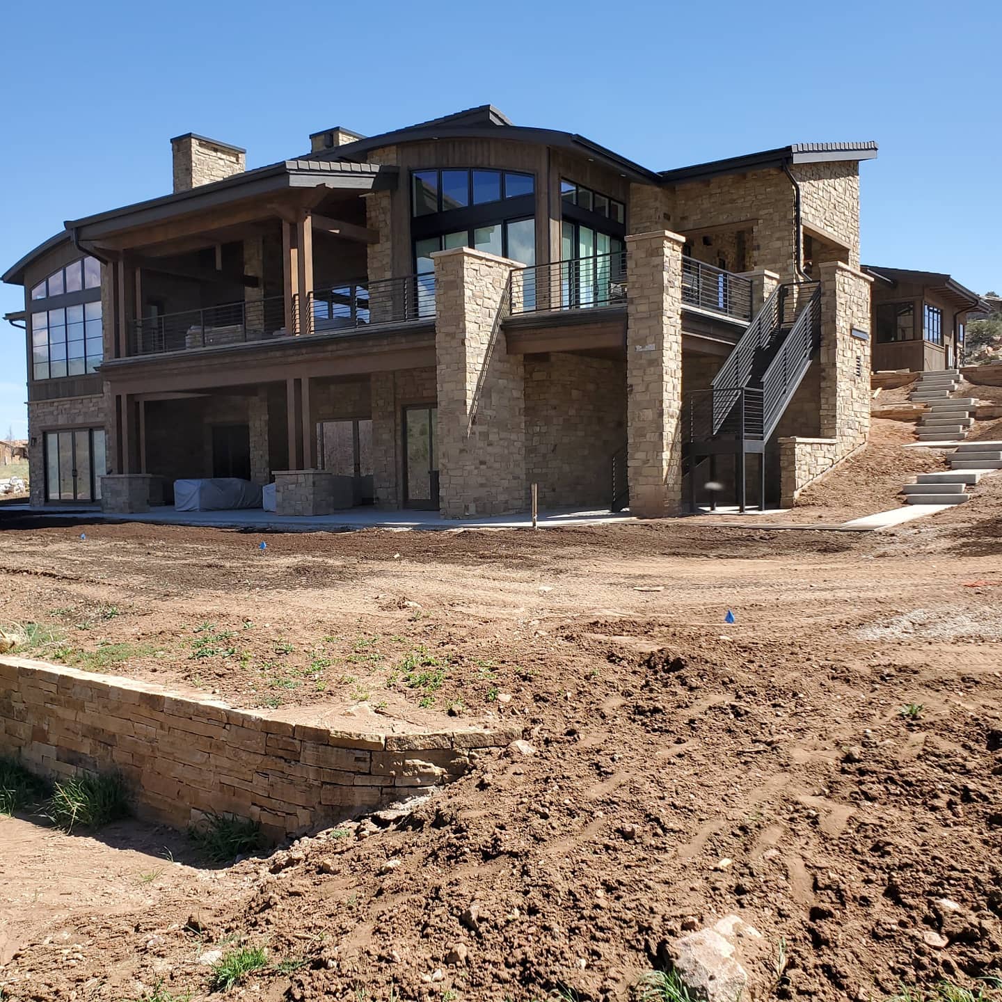 Our friends @sterlinghomesco build the baddest houses. Thanks a ton Sterling for trusting us with you metal needs! •
•
•
•
#FabIndustries #Denver #Colorado #Custom #Welding #Design #Fabrication #Architecture #ArchitecturePorn #FabricationSoSickItMakesYouWannaSlapYoGrandma