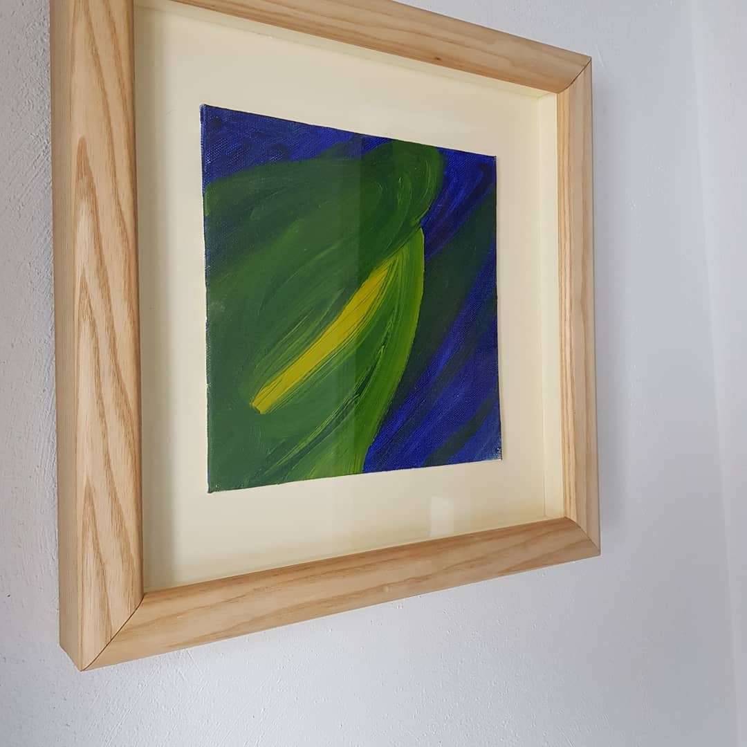 Beautiful artwork gifted a long time ago is finally in the frame it deserves #pictureframing #worthing #lovewhatyoudodowhatyoulove #artwork