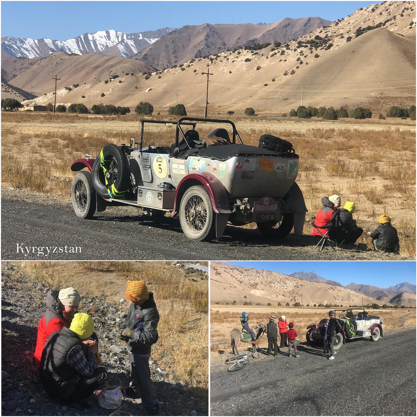 If I can’t travel...I can reminisce … and be grateful for all the journeys and adventures I’ve experienced. Thought I’d revisit the completion of our last journey… with more gratitude this time wondering how the world will be from here. One of my most treasured experiences is of teaching the children who came to investigate this strange vehicle broken down beside the road, to knit; in the freezing cold on their bikes and donkeys. Warms my heart so much remembering that day.
I started knitting to fill in the time and within a minute one of the little children; about 7 years old, gestured for me to teach him. I spent the next four hours teaching every child to knit. No words in common... just showing them and they copied. Much laughter and joy was felt between us all.
Very quickly each child could knit by themselves, and I just sat beside them and so enjoyed watching them engrossed in their endeavour to knit. Every now and then they would nudge me because they had a little issue; but they all wanted to learn and the only time they would give up their needles was because of the impatience of the next one to have their turn.
One of the boys had a really old mobile phone that didn't work, but had music on it. He played a tasting plate of songs to the introduction of "Ruski"... or "Kyrgys"... and we danced together in the sloping rocky dust on the side of the road. I copied the boys movements, but for one song I was playfully reprimanded and the little girl who was about 6 years old demonstrated how the girls are supposed to dance for that particular song. Such joy was felt by all of us.
All my @westknits hats I've knitted on our journey now have little heads in them. For me I think that day, although was so incredibly disheartening realising that our journey had ended; was I think one of the best for me; sitting on the edge of the road with the children knitting and watching them scamper around the loud air-horns of the semi-trailers laden with coal roaring past; and watching two little boys helping push Penny being winched onto the flat bed rescue truck.
#knittersofinstagram #westknitsarethebestknits #livetotravel