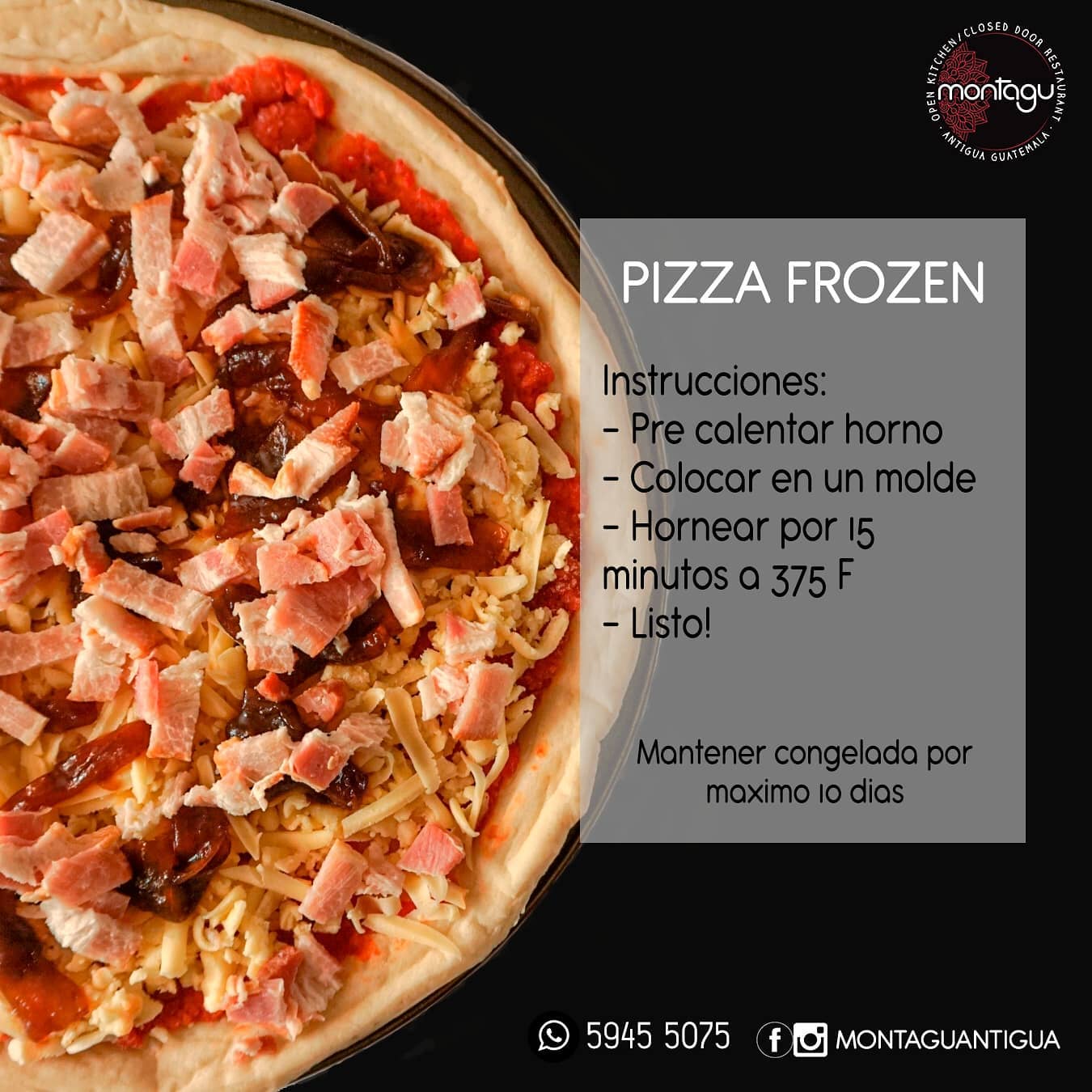 Pizza Frozen
.
.
.
.
.
.
.
.
.
.
.
.
.
.
.
#guatefood #guatefoodies #guatemala #pizza #local #artesanal #preserves #caning #honestfood #conservas #montagu #antiguaguatemala #soy502 #catalog #delivery #montaguantigua #kitchen #food #veggie #meat #marmalade #jelly #yummy #cookmypassion #online #loveforguate #conservas #ordernow