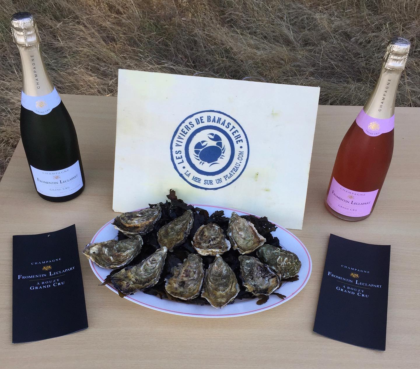 #golfcompetition #trounumero9 #champagne #fromentinleclapartchampagne #huitres #viviersdebanastere