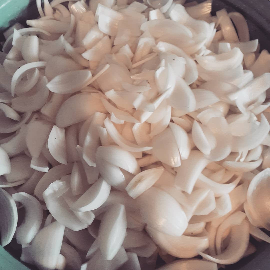 Hoy toco Cebollitas caramelizadas...