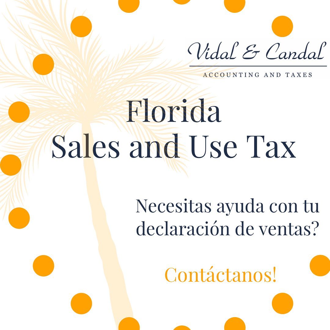 La tasa de Impuesto a las ventas del Estado de la Florida depende de la Ciudad, el Condado y las Jurisdicciones fiscales locales. La tasa total puede llegar al 8%.
En el Estado de la Florida todos los vendedores de bienes o bienes tangibles (alquileres y licencias) se deben registrar con el estado y presentar y pagar el impuesto sobre la renta. Para el cumplimiento de este impuesto puedes contar con nuestros servicios.