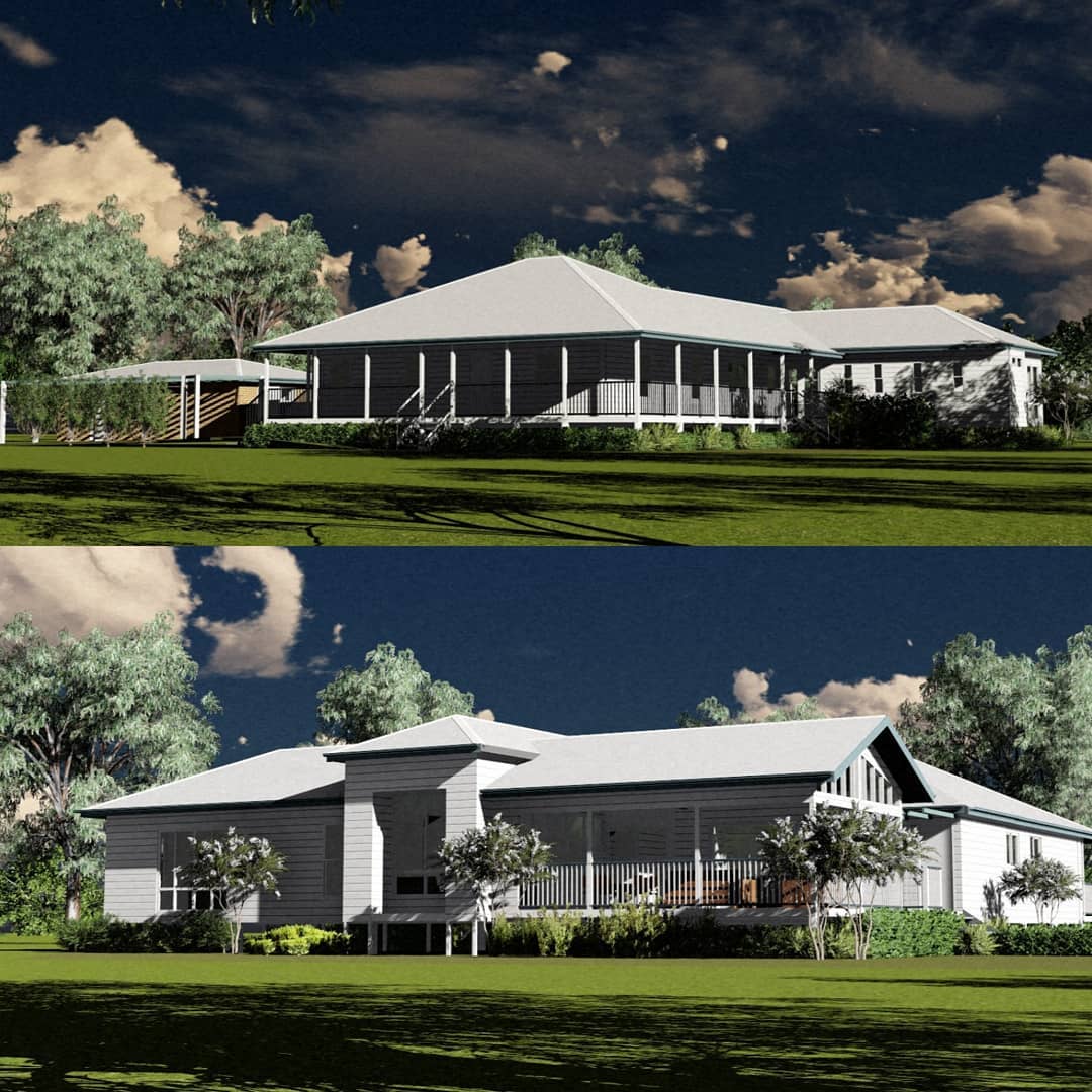 Proposed extension to a homestead on the Darling Downs. #colonialhouse #extensions #Warwick #toowoomba #darlingdowns #Brisbane #sunshinecoast #goldcoast #house #housedesign #queensland