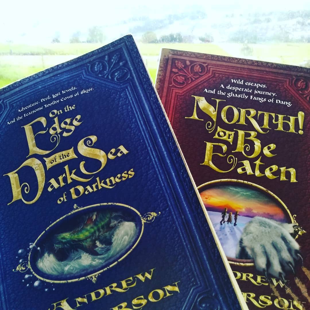 A perfect family read-aloud on rainy days - the silly, wonderful fantasy adventure that is the Wingfeather Saga. We finished Book 1 yesterday and Book 2 has just arrived.....just as well in view of tomorrow's forecast! Blankets and hot chocolates at the ready .......