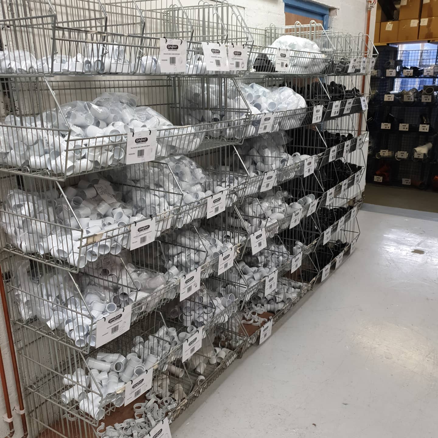 White & Black overflow & waste fittings & pipe stocks.
#plumbing #plasticfittings