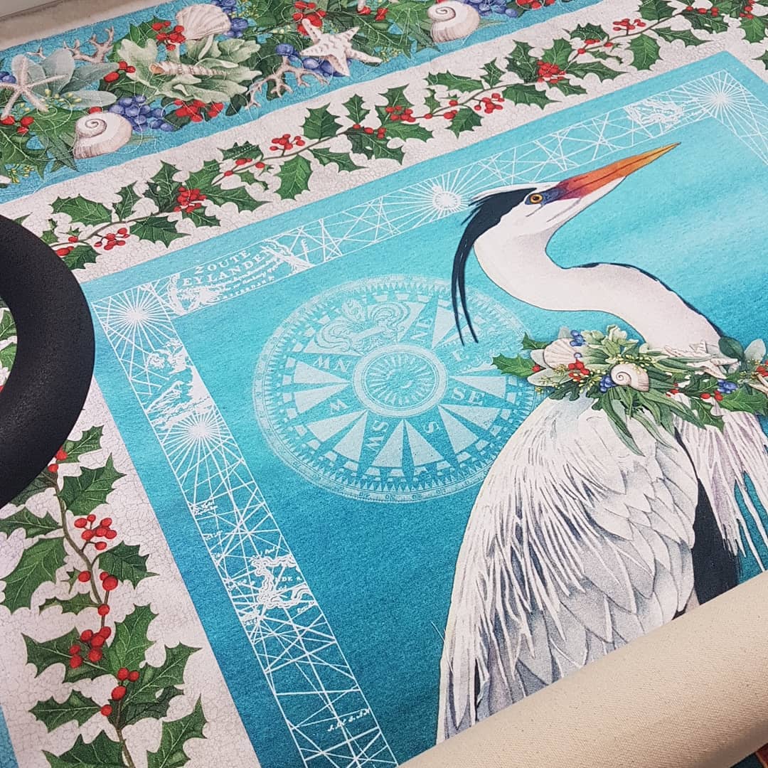 I took a quick break from customer quilts the other night and quilted this "Coastal Christmas" Heron wallhanging by @northcottfabric
I've quilted it with an edge 2 edge pantograph called "Sally by the Seashore" from @my_creative_stitches
It's definitely not your typical Christmas fabric. I love the coastal theme!! Once December is here you'll find it hanging in my front entry 💙
#quiltingismypassion #longarmquilter #quiltersinvictoriabc #quiltersofinstagram #canadianquilter #apqsmillie30 #quiltpath #christmasiscoming #quilting #northcott #coastalchristmas #thebatikplace #onlinefabricstore #mistymountainvictoriadotcom