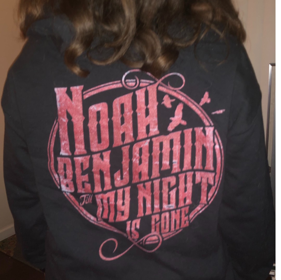 My song "Hang Your Head" has reached over 3,000 streams on Spotify alone! That's exciting to me that people are listening. THank You Thank you! While my partner models my Noah Benjamin sweatshirt I am working on new music. Coming Soon!!